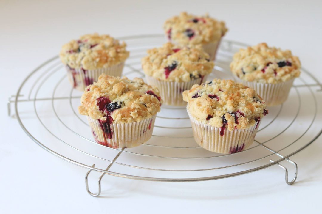 Schwarze Johannisbeer Muffin