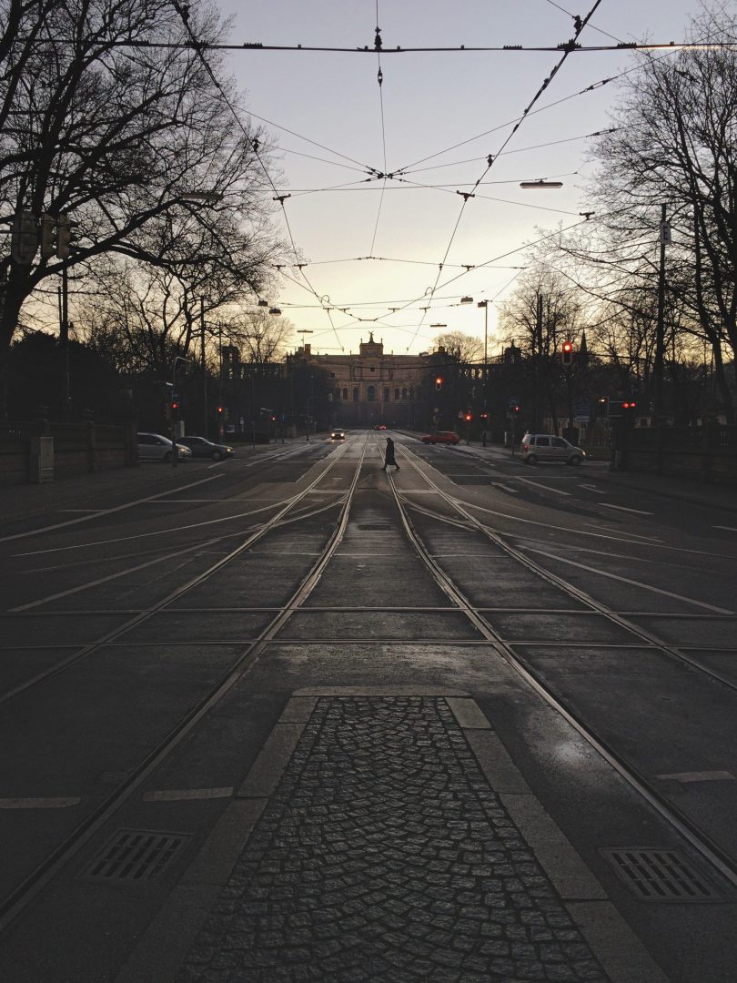Kurz vor Sonnenaufgang