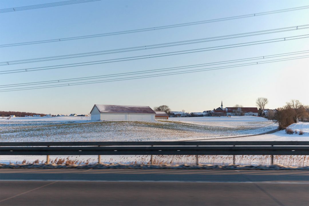 Autobahn scenery