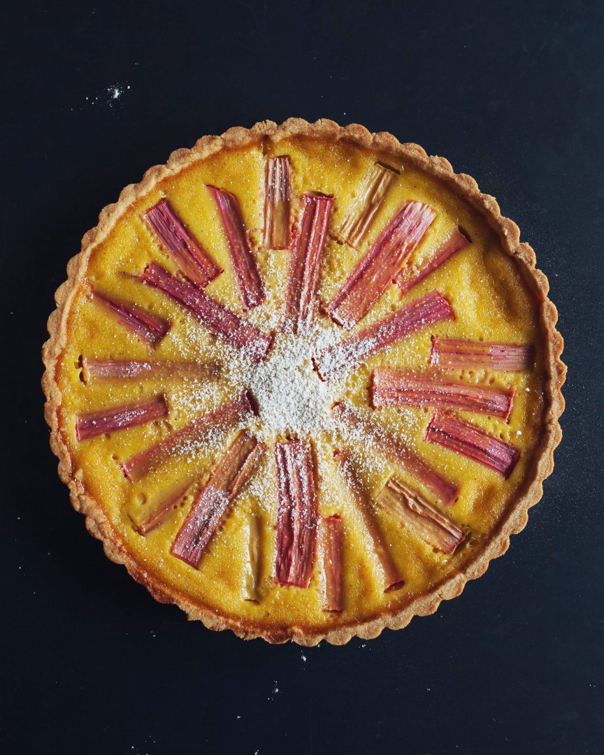 Rhubarb tart