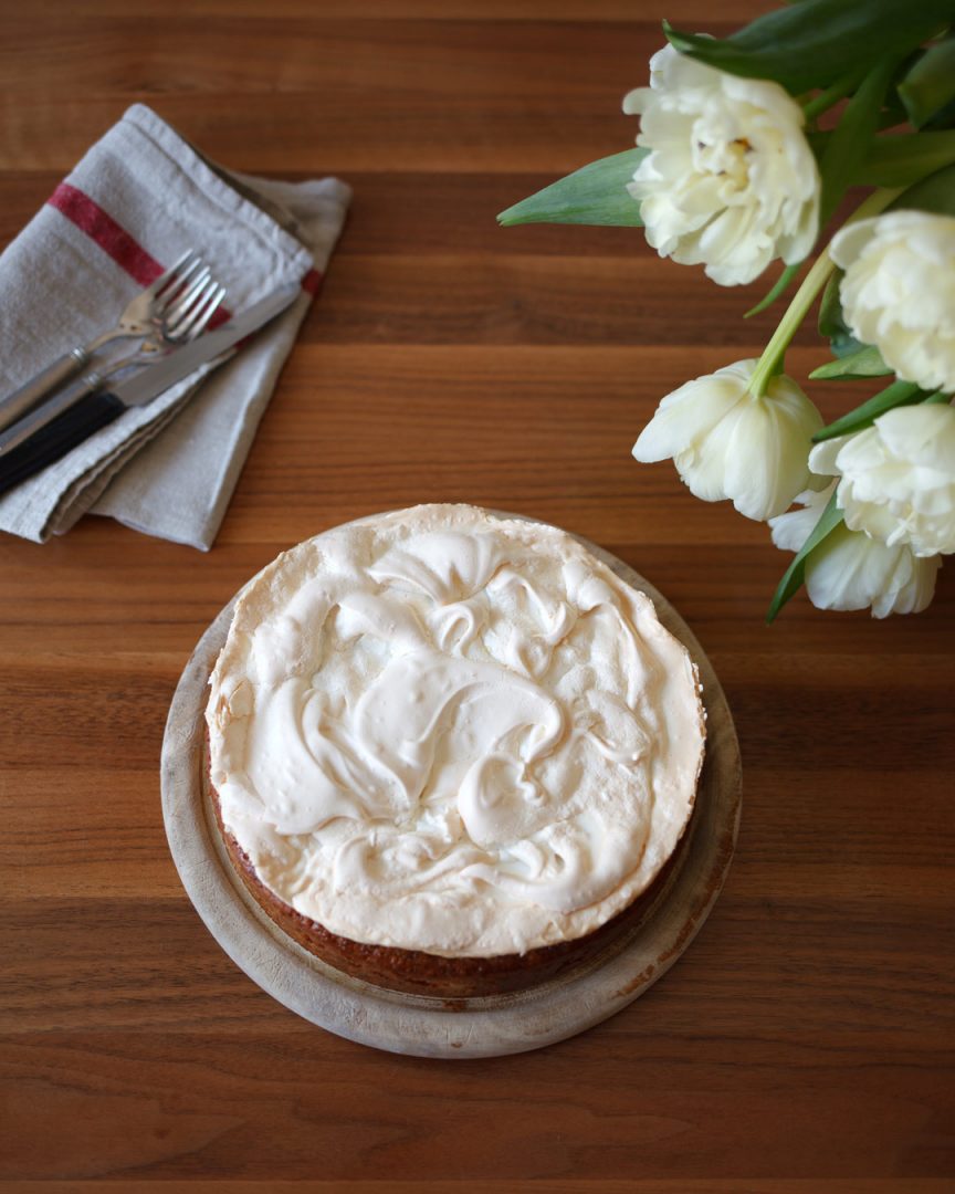 Rhabarber-baiser-kuchen